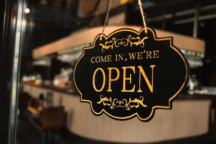verwenkaffe affiche "open"